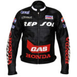 Replica Honda Repsol Gas Motorcycle Biker Leather Jacket