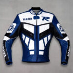 Replica Riders Armor Yamaha R BlueEdge Leather Jacket