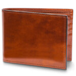 Old Leather Bifold Wallet With Card