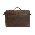 Mens Messenger Barbour Leather Bag - Image 2