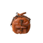 Roosevelt Brown Buffalo Leather Travel Duffle Bag - Image 2