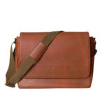 Roosevelt Buffalo Leather Satchel Messenger Bag - Image 2