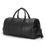 The Glock Black Leather Travel Bag - Image 2