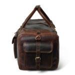 The Stellan Buffalo Duffel Brown Leather Bag - Image 2