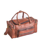 Vintage Brown Computer Leather Bag - Image 2