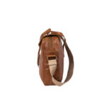 Vintage Brown Leather Travel Duffle Bag - Image 2