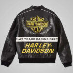 Replica Harley-Davidson 7 Star Denim Jacket with Premium Leather Sleeves - Image 2