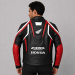 Replica Honda CBR Cowhide Racing Leather Jacket - Image 2