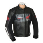Replica Honda Motorcycle Leather Jacket – Cowhide Racing Biker Gear with CE Armor