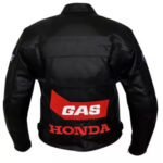 Replica Honda Repsol Gas Motorcycle Biker Leather Jacket - Image 2