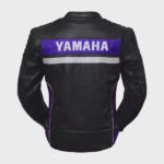 Replica Handmade Cowhide Leather Yamaha Racing Biker Jacket - Image 2