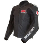 Replica Suzuki GSXR Motorcycle Leather Race Jacket - Image 2
