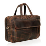 American Brown Leather Briefcase Bag - Image 2