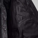 Replica Harley Davidson Black Motorcycle Biker Vented Puffer style Jacket - Image 3