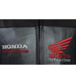Replica Honda Motorcycle Leather Jacket – Cowhide Racing Biker Gear with CE Armor - Image 3