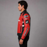 Replica Honda Red And Black Racing Leather Jacket - Image 3