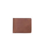 Men Roosevelt Brown Leather Billfold Wallet