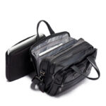 American Expandable Organizer Leather Laptop Bag - Image 3