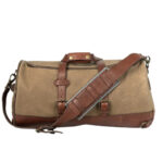 Dakota Reserve Waxed Canvas Duffle Leather Bag - Image 3