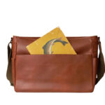 Roosevelt Buffalo Leather Satchel Messenger Bag - Image 3