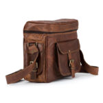 The Glock Black Leather Travel Bag - Image 3