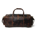 The Stellan Buffalo Duffel Brown Leather Bag - Image 3