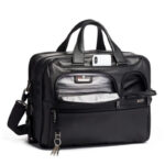 American Expandable Organizer Leather Laptop Bag - Image 4