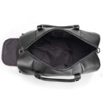 The Glock Black Leather Travel Bag - Image 3