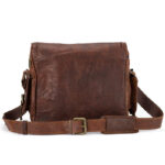 The Glock Black Leather Travel Bag - Image 4
