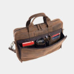 The Skyler American Dark Brown Leather Bag - Image 3