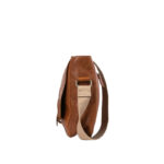 Walker Brown Leather Messenger Bag - Image 4