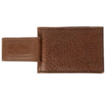 Replica Dakota Leather Magnetic Money Clip Bifold Wallet - Image 4