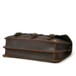 Barbour Leather Messenger Laptop Bag - Image 5