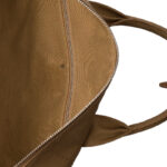 Canvas Camel Brown Leather Duffle Bag - Image 5