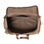Dakota Reserve Waxed Canvas Duffle Leather Bag - Image 5