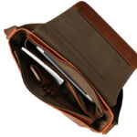 Roosevelt Buffalo Leather Satchel Messenger Bag - Image 5