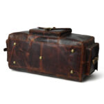 The Stellan Buffalo Duffel Brown Leather Bag - Image 5
