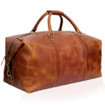 The Stellan Buffalo Duffel Brown Leather Bag - Image 5
