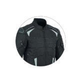 Replica Sport Ventilated Textile Motorcycle Jacket with Reflective Panels and Air Vent System - Image 5