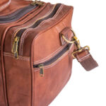 Vintage Brown Computer Leather Bag - Image 5
