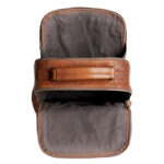 Roosevelt Buffalo Leather Brown Laptop Bag - Image 6