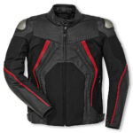 Ducati C1 Leather Fabric Jacket Men's Armored Motorcycle Racing Gear
