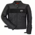 Ducati Leather Motorcycle Jacket Sports MotoGP Men's Motorbike Jacket Black