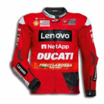 Ducati Men MotoGP-Inspired Motorbike Motorcycle Racing Leather Jacket 2