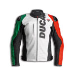 Ducati Men's Leather Motorcycle Motorbike Racing Biker Touring Streetwear Jacket