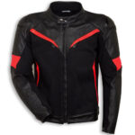Ducati C2 Leather Textile Motorcycle Jacket Men's Biker Racing Black Red