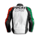 Ducati Men's Leather Motorcycle Motorbike Racing Biker Touring Streetwear Jacket - Image 2
