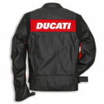 Ducati Men Riding CE Approved Armour Leather Motorcycle Racing Motorbike Jacket - Image 2