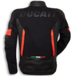 Ducati C2 Leather Textile Motorcycle Jacket Men's Biker Racing Black Red - Image 2