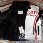 Ducati Jacket Motorcycle Motorbike Leather Racing Riding Road   Approved - Image 3